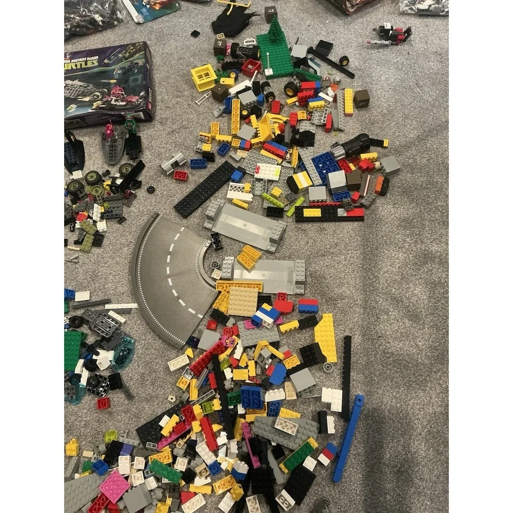 LEGO & Mega Bloks Bulk Lot Building Blocks/ Hobbit &Teenage Ninja Turtles Legos